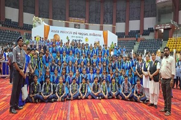राज्य स्तरीय सर्व धर्म प्रार्थना सभा में स्काउट्स गाइड्स ने की सहभागिता