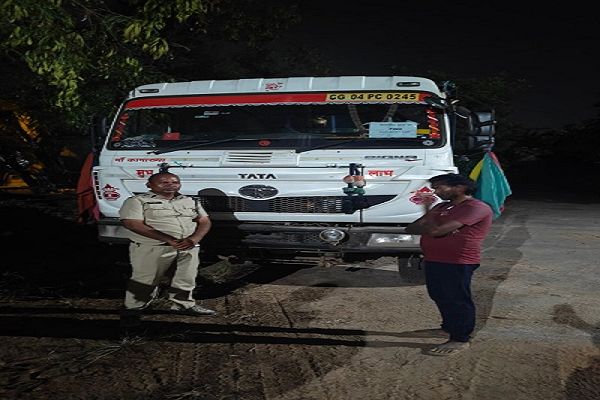 धमतरी में अवैध उत्खनन पर खनिज विभाग कार्यवाही