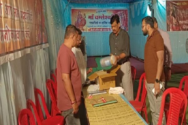 अपर कलेक्टर ने क्वांर नवरात्रि पर पदयात्री मार्ग एवं सेवा पंडालों का किया निरीक्षण