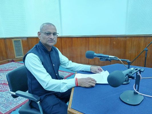  3 नवंबर को आकाशवाणी में ओमप्रकाश अंकुर की वार्ता का प्रसारण होगा