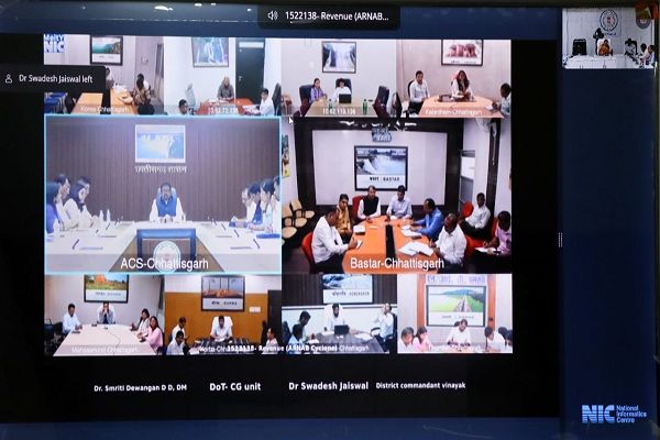 अर्नब साइक्लोन के प्रभाव से प्रदेश में 27 से 29 अक्टूबर तक वर्षा की संभावना के मद्देनजर वीडियो कॉन्फ्रेंसिंग आयोजित