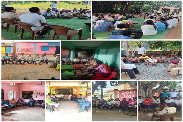  *गरियाबंद पुलिस द्वारा जन चौपाल के माध्यम से ग्रामीणों से सीधा संवाद, अपराध नियंत्रण और जन सुरक्षा के लिए सीसीटीवी कैमरे लगाने व्यापारी संघ व ग्रामीणों को किया गया प्रेरित।* 