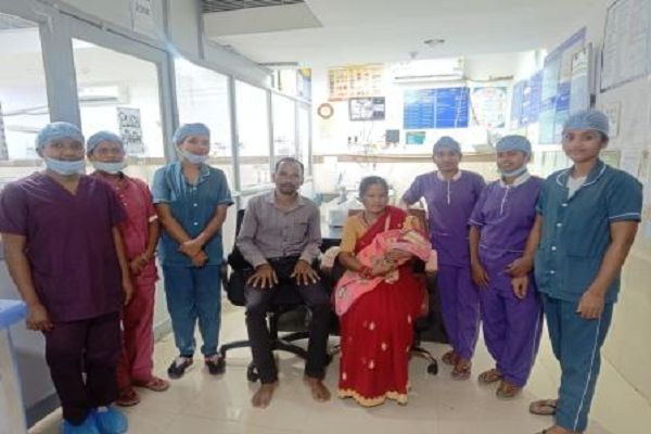 700 ग्राम के नवजात को मिला नया जीवन, 62 दिनों के उपचार से वजन बढ़कर हुआ 1.350 किलोग्राम