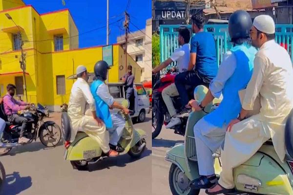 भोपाल की खूबसूरती का मजा लेने स्कूटर से निकले कपिल शर्मा