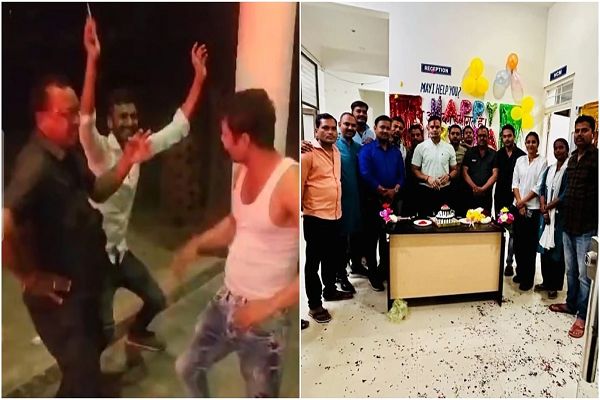 'पीले-पीले ओ मोरे राजा...&rsquo;, पन्ना में टीआई के बर्थडे पर थाने में लगे ठुमके, चार लाइन अटैच