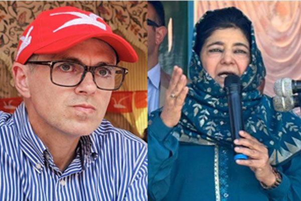 जम्मू-कश्मीर में उमर अब्दुल्ला, महबूबा मुफ्ती ने हार स्वीकार की