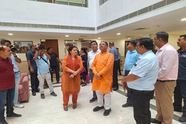 दिल्ली में सीएम साय ने लिया छत्तीसगढ़ निवास का जायजा