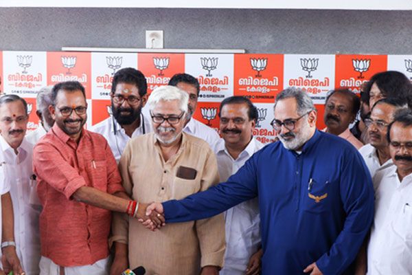 राजीव चंद्रशेखर ने केरल भाजपा प्रमुख पद के लिए किया नामांकन