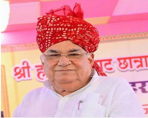 बाड़मेर-जैसलमेर के पूर्व सांसद कर्नल सोनाराम चौधरी का निधन