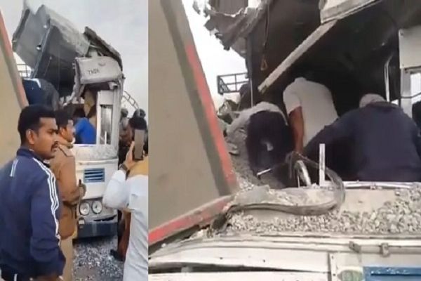 बस और ट्रक की टक्कर में 20 लोगों की मौत