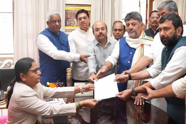 कर्नाटक विधानसभा अध्यक्ष पद के लिए जीएस पाटिल ने दाखिल किया नामांकन