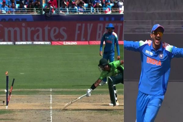 Axar Patel का अभेद निशाना, पलक झपकते ही बिखेर दीं गिल्लियां, पाकिस्&zwj;तानी खेमे में मायूसी